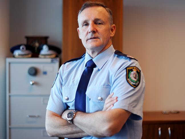 Assistant Commissioner Tony Crandell said he wants to be as transparent as possible about controversial facial recognition technology. Picture: Tim Hunter