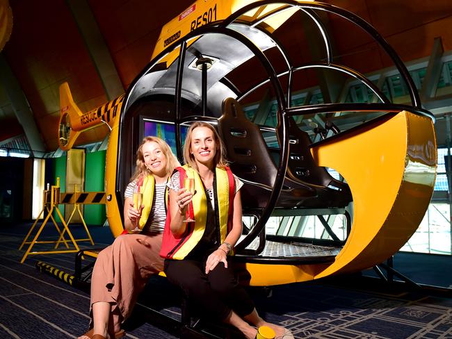 Tropical Museum of Queensland will have an adults only noght for their Rescue exhibition. Sophie Price and Andrea Hughes. Picture: Alix Sweeney