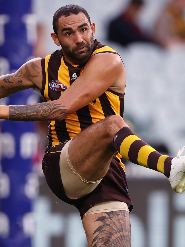 Shaun Burgoyne is also pushing to be fit. Picture: Michael Klein