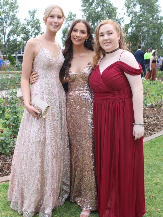 Amelia Caller, Bree Gurtner and Georgia Upton.