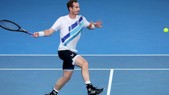 Andy Murray wants to talk about his tennis. Picture: David Gray / AFP