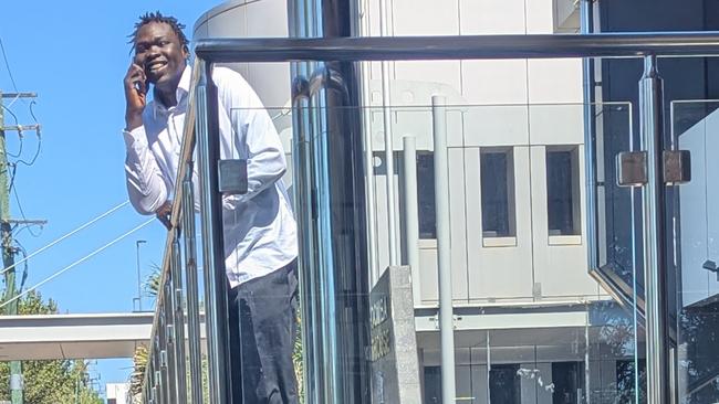 Atem Gabriel Deng, 21, following his Toowoomba District Court sentencing in September, 2024. Picture: NewsCorp Australia