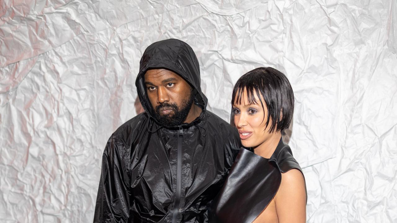 Kanye West and Bianca Censori. Picture: Arnold Jerocki/Getty Images.