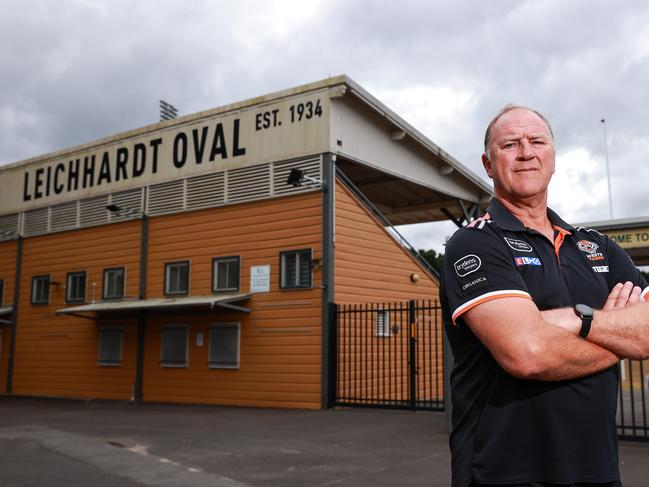 Paul Sironen is bidding farewell to Leichhardt Oval. Picture: Justin Lloyd