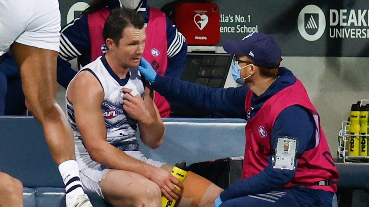 Patrick Dangerfield will be released from hospital on Saturday.