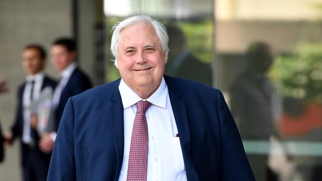 Clive Palmer wants to claim the name of the United Australia Party for his latest tilt at politics. (Pic: Darren England/AAP)