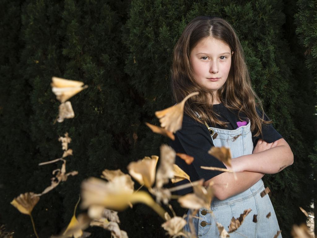 Aubrey Keen was an angsty teenager in a speech and drama section of the 77th City of Toowoomba Eisteddfod at Empire Theatres, Sunday, July 30, 2023. Picture: Kevin Farmer