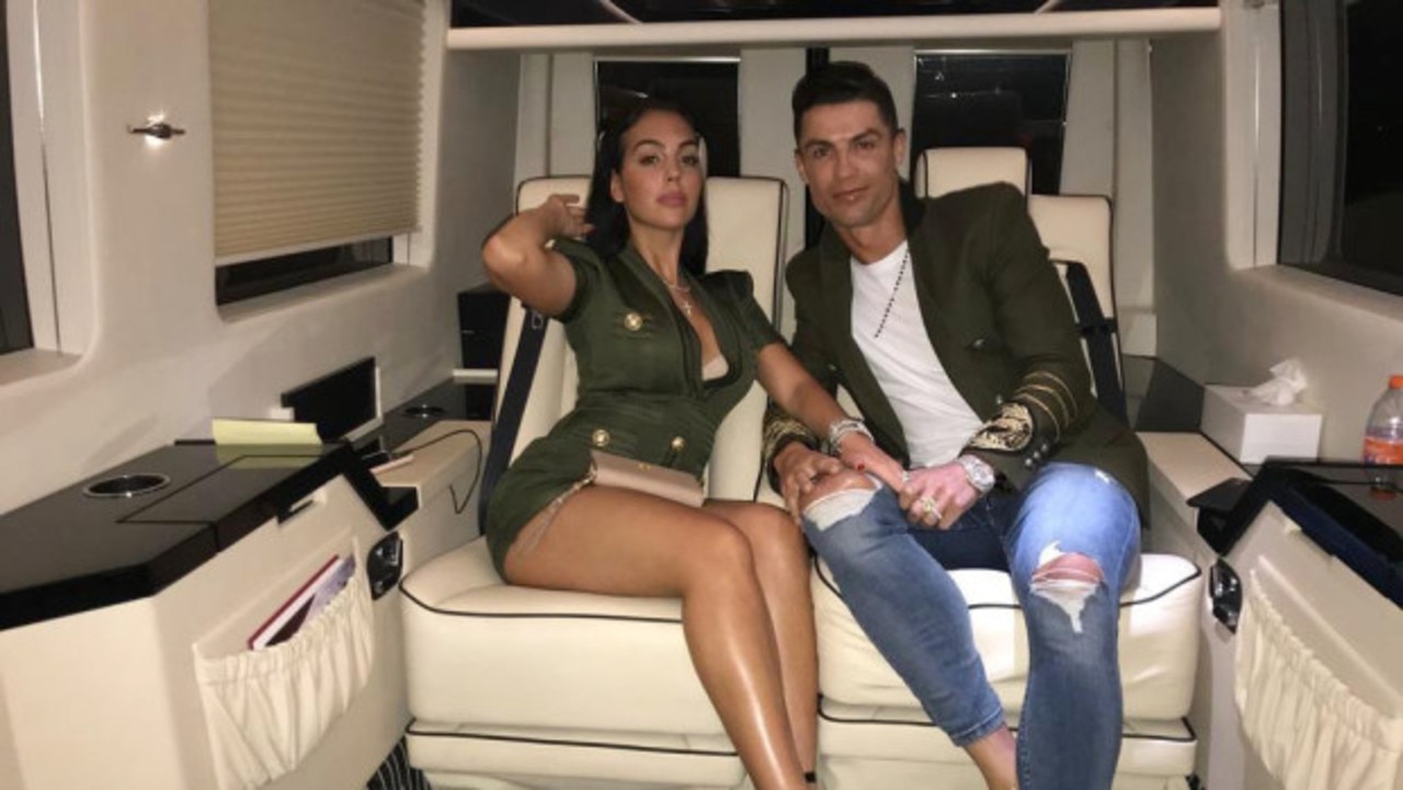 Ronaldo and Georgina Rodriguez often travel on a private jet.