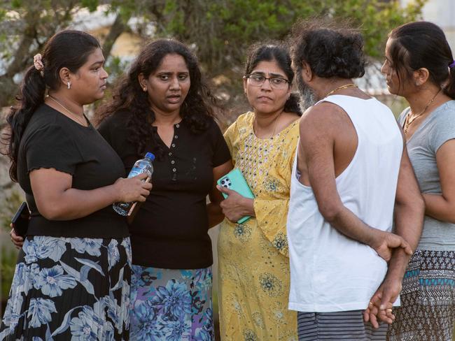 The girl’s family is being supported by extended family members. Picture: Thomas Lisson