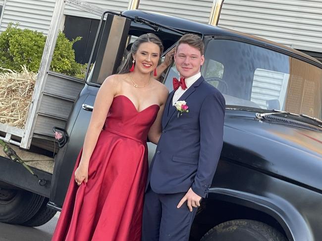 The students looking gorgeous at the formal.