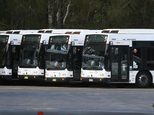 Busways drivers are in a dispute with the company over pay and conditions. Picture: Sue Graham