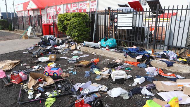 Dumping at op shops has been an issue during the shutdown. Picture: Alison Wynd