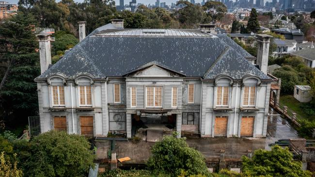 The Toorak mansion sold for more than $80m. Picture: Jake Nowakowski