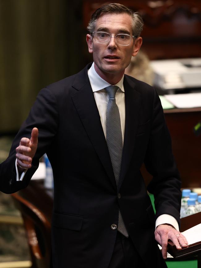 Premier Dominic Perrottet will allow Liberal Party MPs a conscience vote on the bill. Picture: Dominic Lorrimer