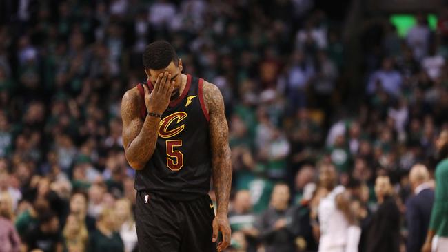 JR Smith says he’s being blackballed. Maddie Meyer/Getty Images/AFP