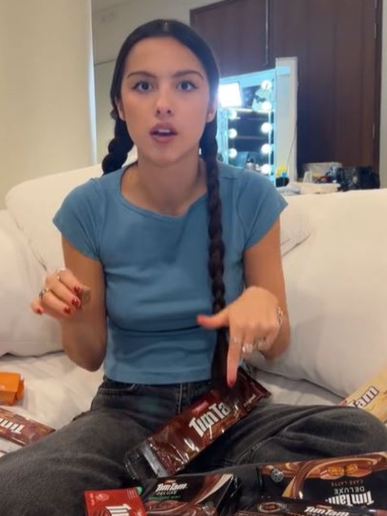 The clip amassed millions of views. Picture: TikTok/Olivia Rodrigo