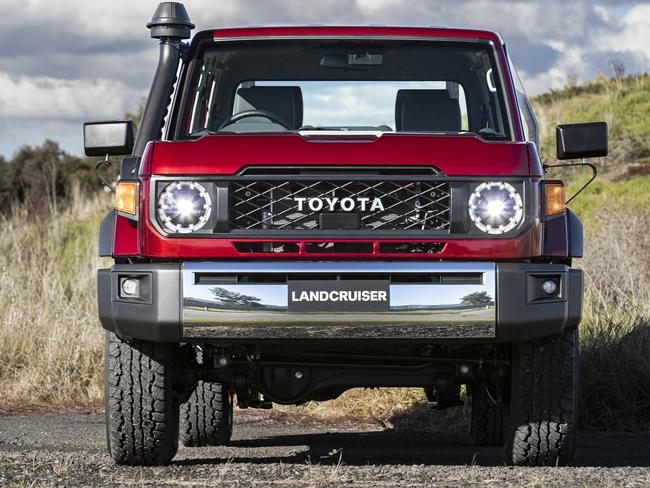 2024 Toyota LandCruiser 70 Series with four-cylinder turbo diesel engine