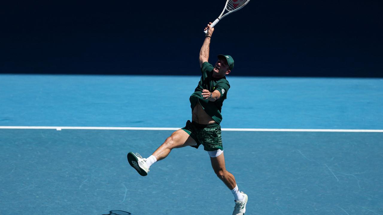 Paul arguably had the better of Zverev in the first three sets but melted under pressure in the two tie-breakers. Picture: Adrian Dennis / AFP