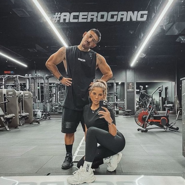 Both Jono and Amy have gone on to create a fitness empire with plans on expanding the Acero brand globally. Picture: Instagram/AmyCastano