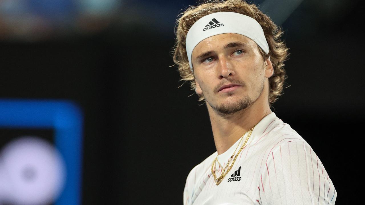 Alexander Zverev has made some worrying claims. (Photo by Martin Keep / AFP)-