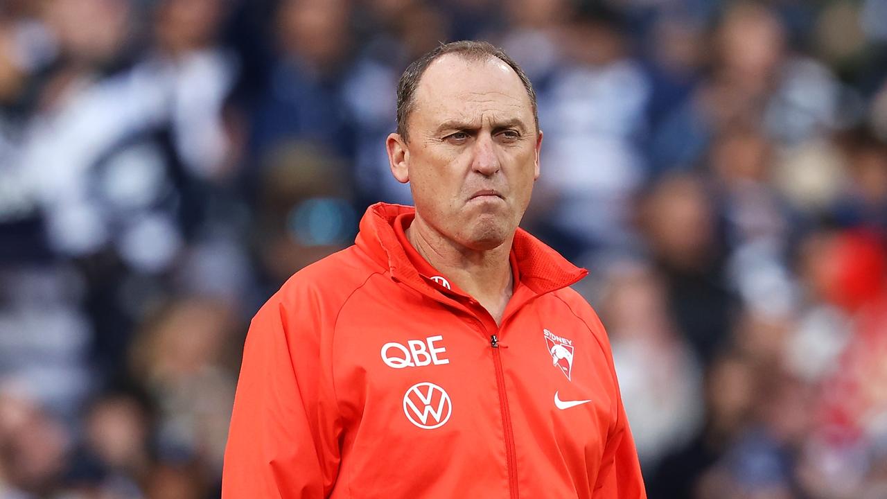 John Longmire’s legacy is up for debate. (Photo by Mark Kolbe/AFL Photos/via Getty Images)