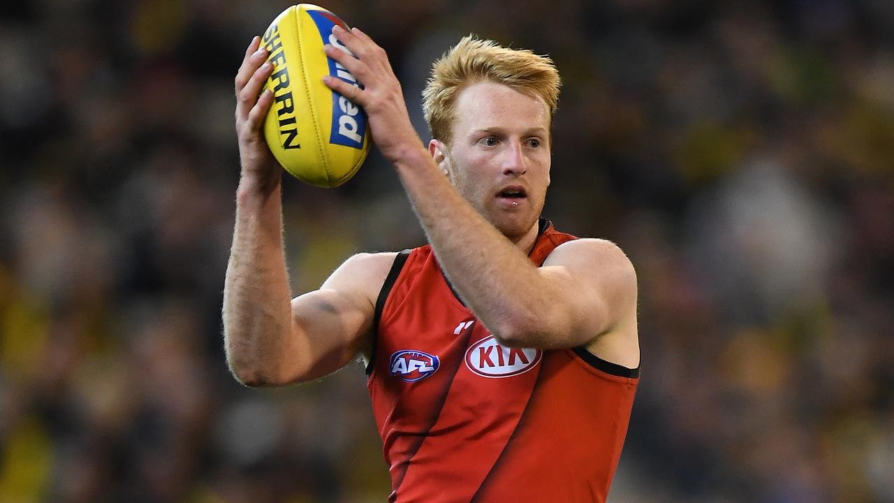 Aaron Francis had a breakout game for Essendon against Richmond. (AAP Image/Julian Smith)