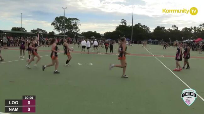 Replay: Netball Queensland State Age Titles - Logan Pink v Nambour (U14)