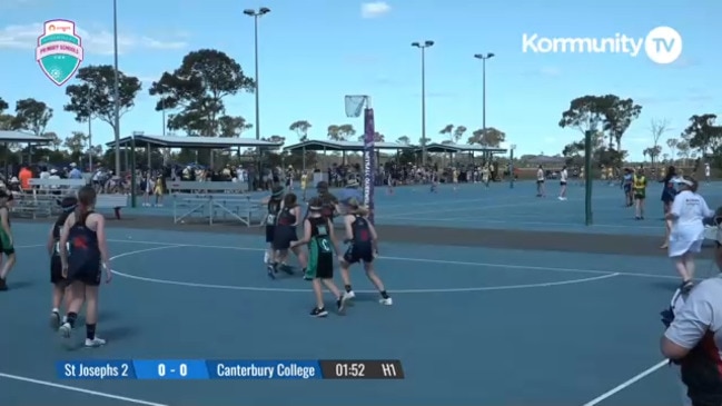 Replay: Netball Queensland Primary School Cup - St Joseph's Catholic Primary School Bundaberg 2 v Canterbury College Development