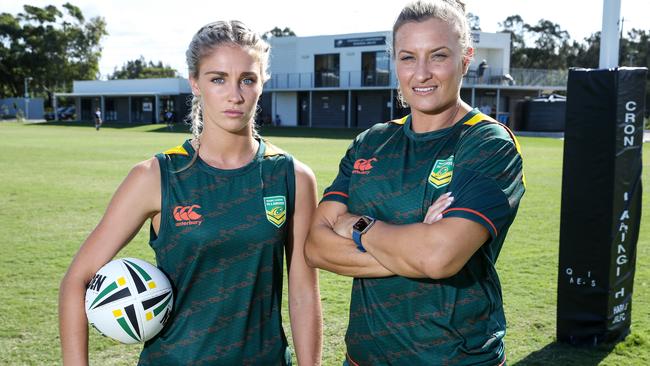 Jillaroos Alanna Ferguson and Ruan Sims will both go into camp next week in Newcastle.