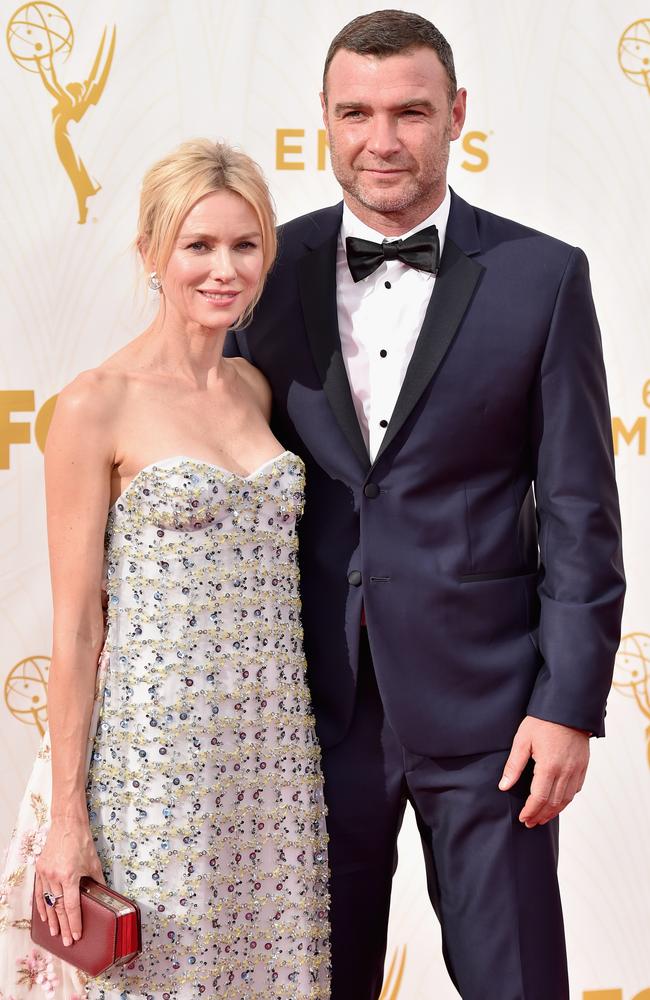 Hot couple...Naomi Watts, with her Emmy-nominated actor husband Liev Schreiber dazzled on the red carpet at last year’s Emmy awards. Picture: Getty