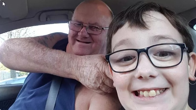 Graeme Gould suddenly passed away, leaving behind his sons Ash, 21, and Casey, 13, (pictured) who has several disabilities. Picture: Supplied