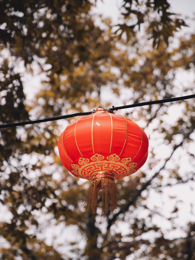 A red lantern hangs outside. Pixture: Pat Whelan/Unsplash.