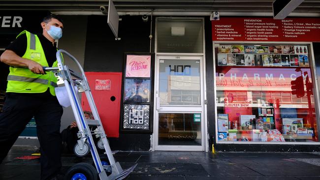 External photo of the entrance of Miss Kuku at 105 Chapel St, Prahran. Picture: NCA NewsWire / Luis Ascui