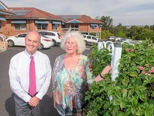 INVESTMENT NEEDED: Consultant business manager Kevin Dixon with Director of nursing Grafton Aged Care Home Julie Spicer. Picture: Adam Hourigan