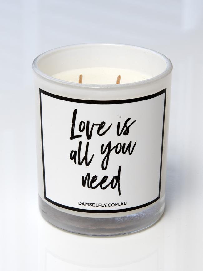 Damselfly candle: I keep up with the company that makes this with 100 per cent going to Pancare. My mum passed away from pancreatic cancer and we’re trying to raise awareness and funds.