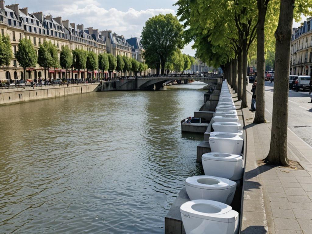 French citizens are planning a controversial protest against the government's expensive plan to clean up the Seine River in Paris for the 2024 Olympic Games. The protest involves a mass "defecation flashmob" in the river. https://x.com/PRussiet/status/1793594658570006604