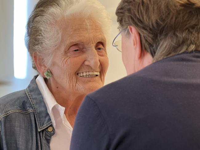 Berthe Badehi, 91, she is still telling her story of survival from the Holocaust. Photo: Mark Furler