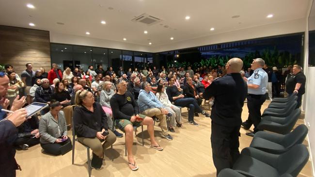 A crime forum at The Surrounds in Helensvale. Picture: Ryan Bayldon-Lumsden.