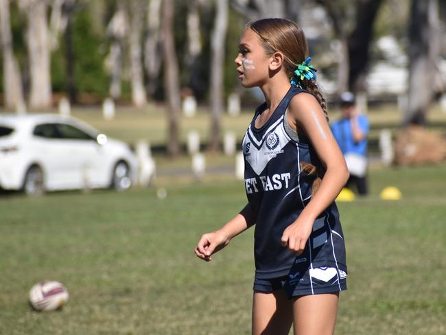 Queensland Representative School Sport state 10-12 years touch championships, Wide Bay versus Met East at Cyril Connell Fields, Rockhampton, on June 7, 2024.