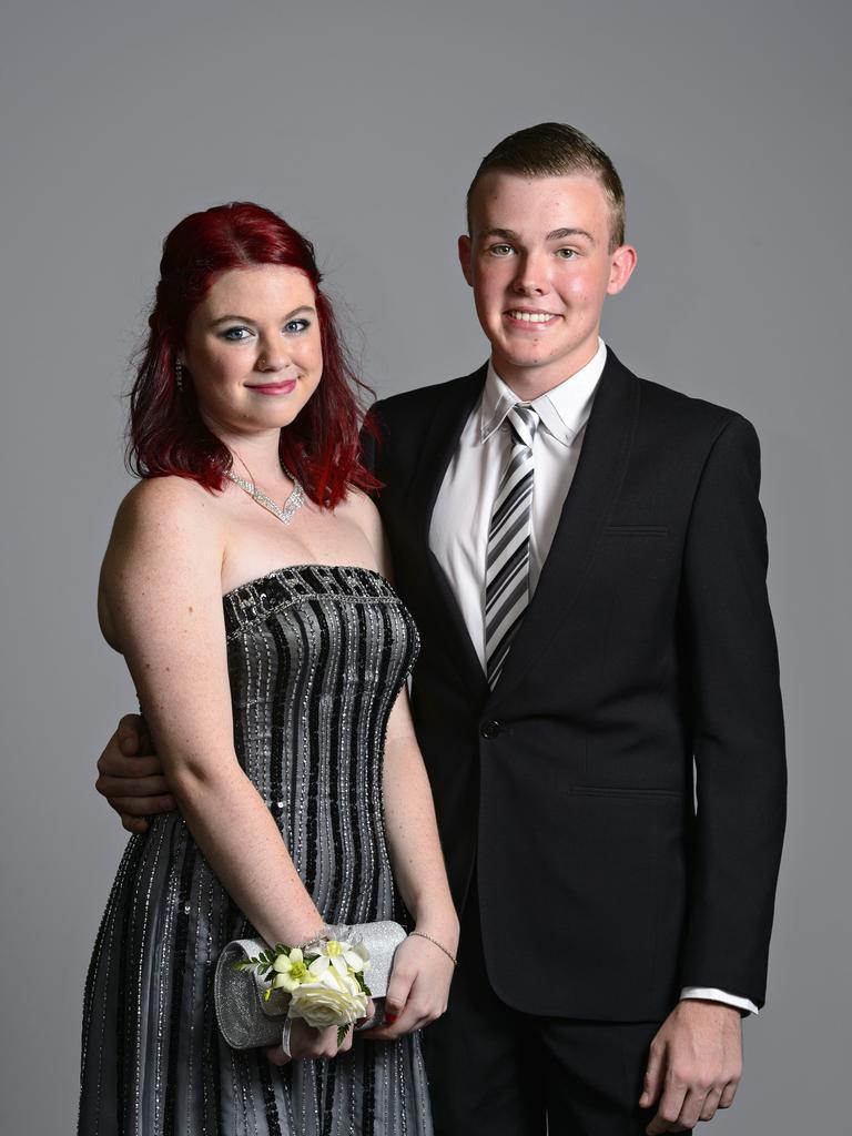 Jessi Featherstone and Kurt Stanwix at the 2014 Good Shepherd Lutheran College formal at the Darwin Convention Centre. Picture: NT NEWS