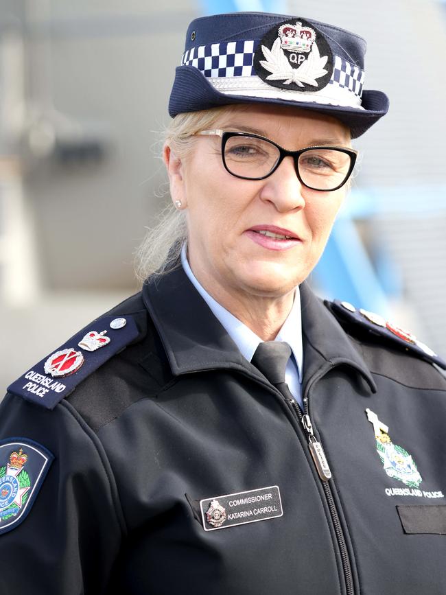 Katarina Carroll, Commissioner of the Queensland Police Service. Picture: Steve Pohlner.