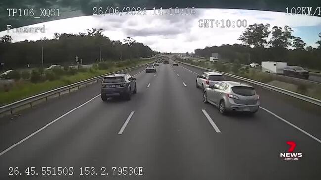 Tailgater crashes on Bruce Hwy at Palmview