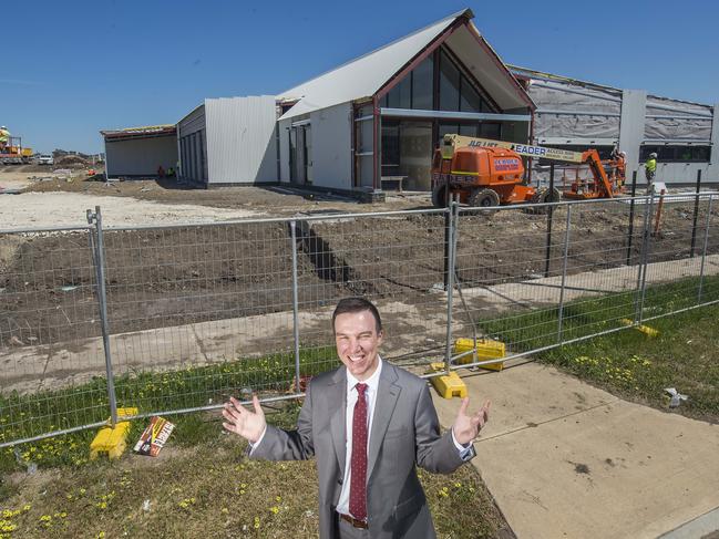 Colin Burke, the first principal on Elevation Secondary College, which is a new high school in Craigieburn. Picture: Rob Leeson.