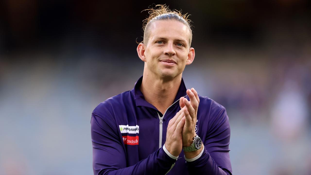 Nat Fyfe ias back for the Dockers. Picture: Paul Kane