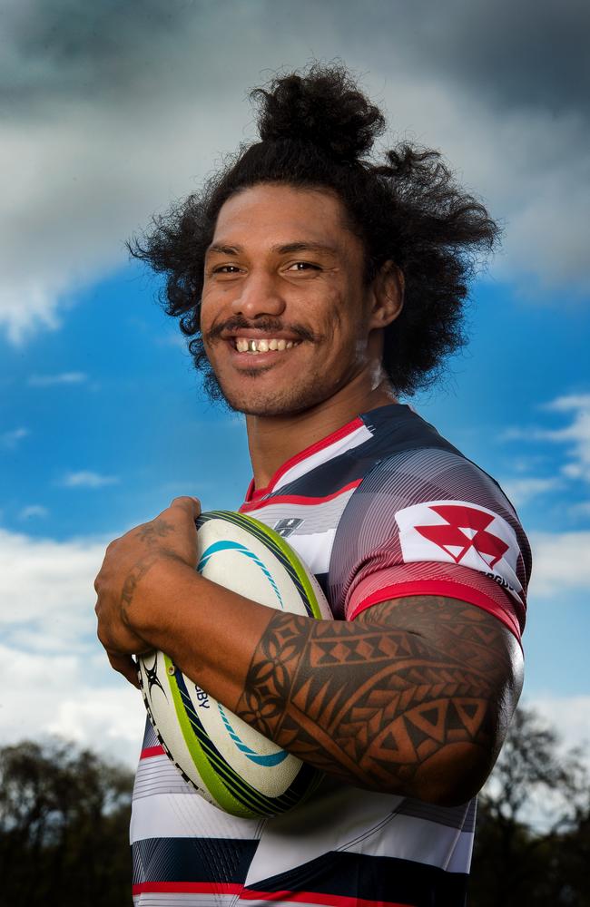 Melbourne Rebels big man Lopeti Timani.