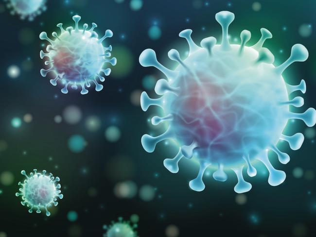 Vector of Coronavirus 2019-nCoV and Virus background with disease cells. COVID-19 Corona virus outbreaking and Pandemic medical health risk concept. Vector illustration eps 10