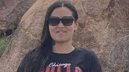 Alice Springs woman Angie Fuller has been missing since January 9, sparking concerns for her welfare. She was last seen wearing a black Nike singlet and a cream singlet. Picture: Supplied