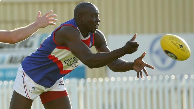 Anthony Daw in action for North Heidelberg.