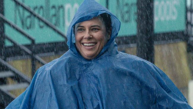 Angela Stasiakowski before the Titans V The Melbourne Storm at CBUS Stadium. Picture: Glenn Campbell