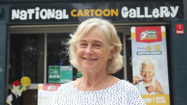 Work on the $2m Bunker Cartoon Gallery redevelopment will soon be complete with gallery manager Margaret Cameron announcing it is due to open in mid-February 2021. Photo: Tim Jarrett